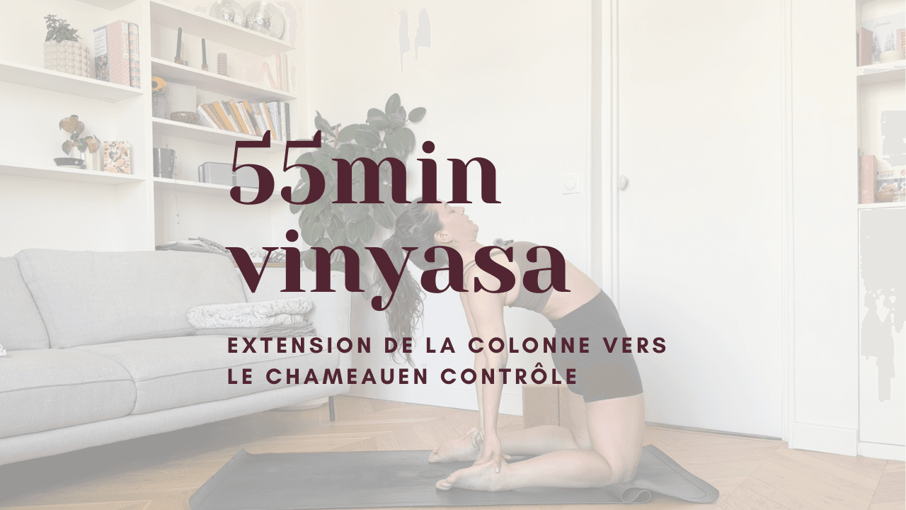 55 min - yoga vinyasa // vers le chameau